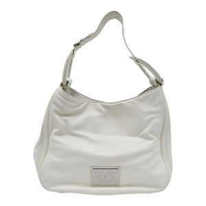 Ralph Lauren White Leather Hobo Bag